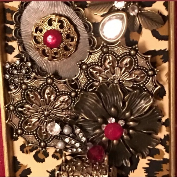 Framed Costume Jewelry Artwork - Picture 2 of 6